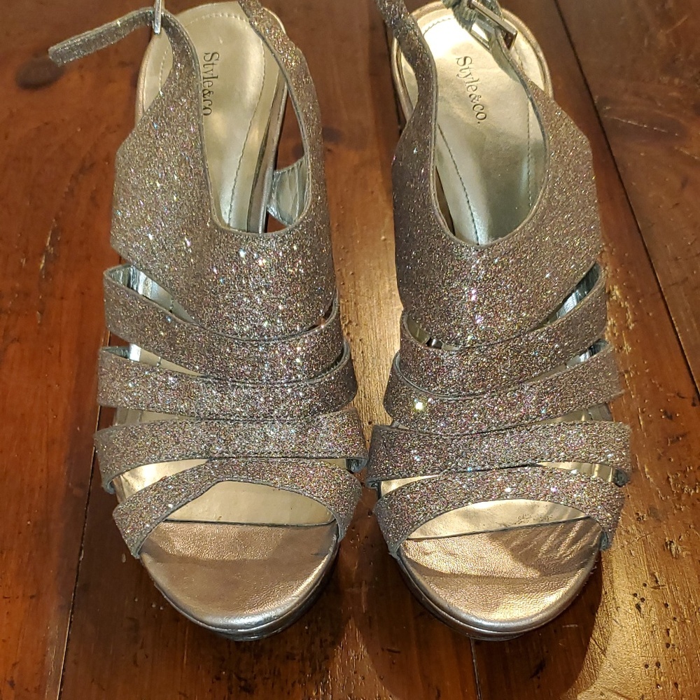 Used Style & Co. Sparkly New Years Heels
